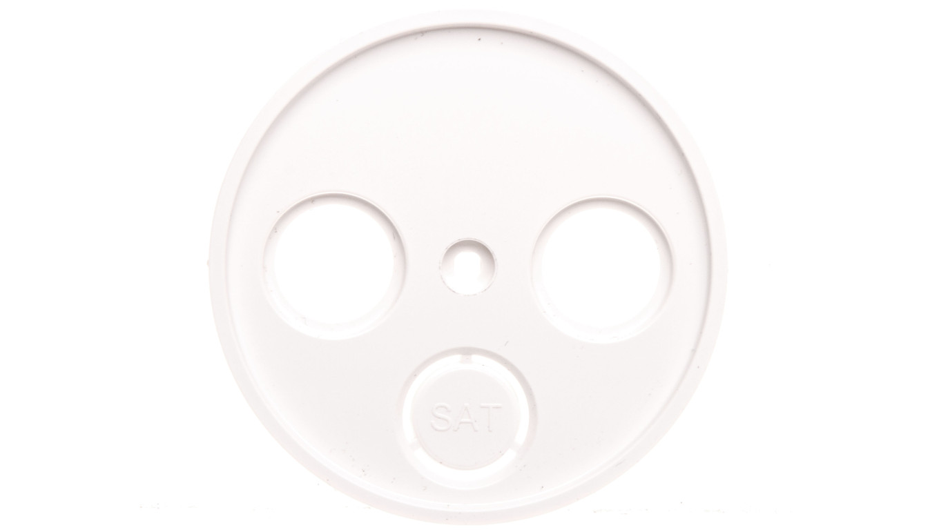 Berker R.1/R.3 Element centralny do gniazda antenowego 2- 3-wyjściowego biała 12032089