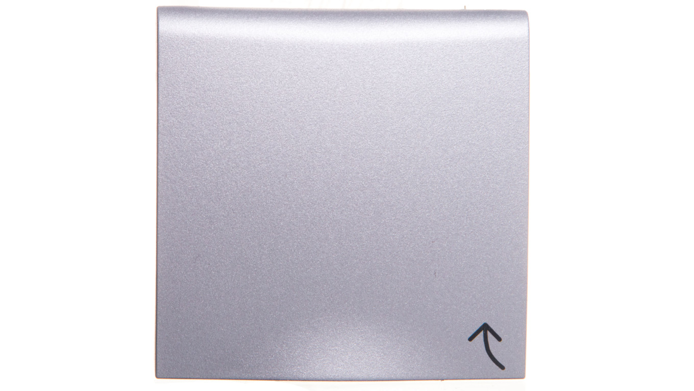 B.Kwadrat/B.7 Płytka czołowa gniazda z/u z pokrywą z przesłonami styków aluminium 3965838994