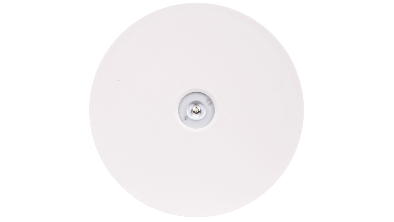 Oprawa awaryjna AXN IP65 ECO LED 1W 125lm (opt. otwarta) 1h jednozadaniowa AT biała AXNO/1W/E/1/SE/AT/WH