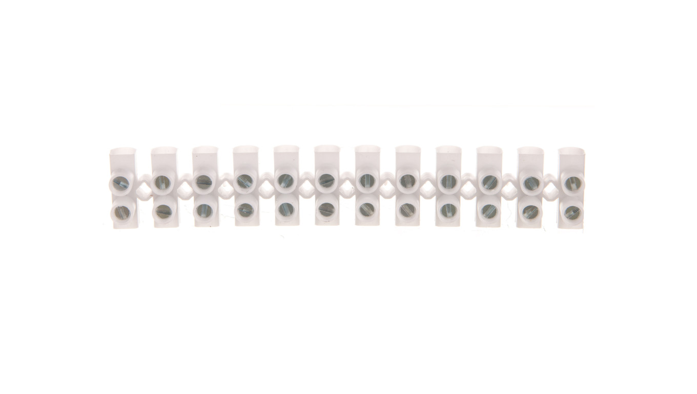 Złączka zaciskowa 12-torowa 6mm2 450V 41A bezhalogenowa biała 74 CE WS/EKL 1 S 2056224 /10szt./