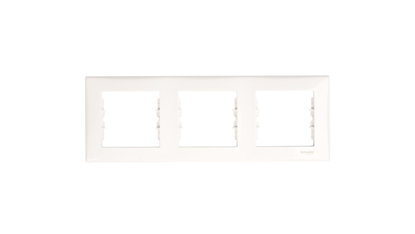 Sedna Ramka potrójna pozioma biała SDN5800521