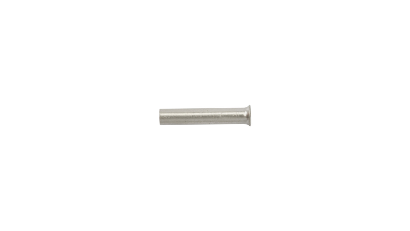 Końcówka tulejkowa T 1mm2/10mm cynowana T1L10 /100szt./