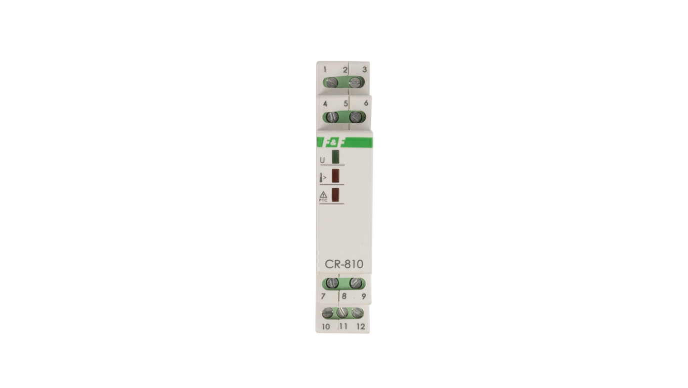 Przekaźnik kontroli temperatury rezystancyjny 1Z 24V AC/DC 230V AC CR-810DUO