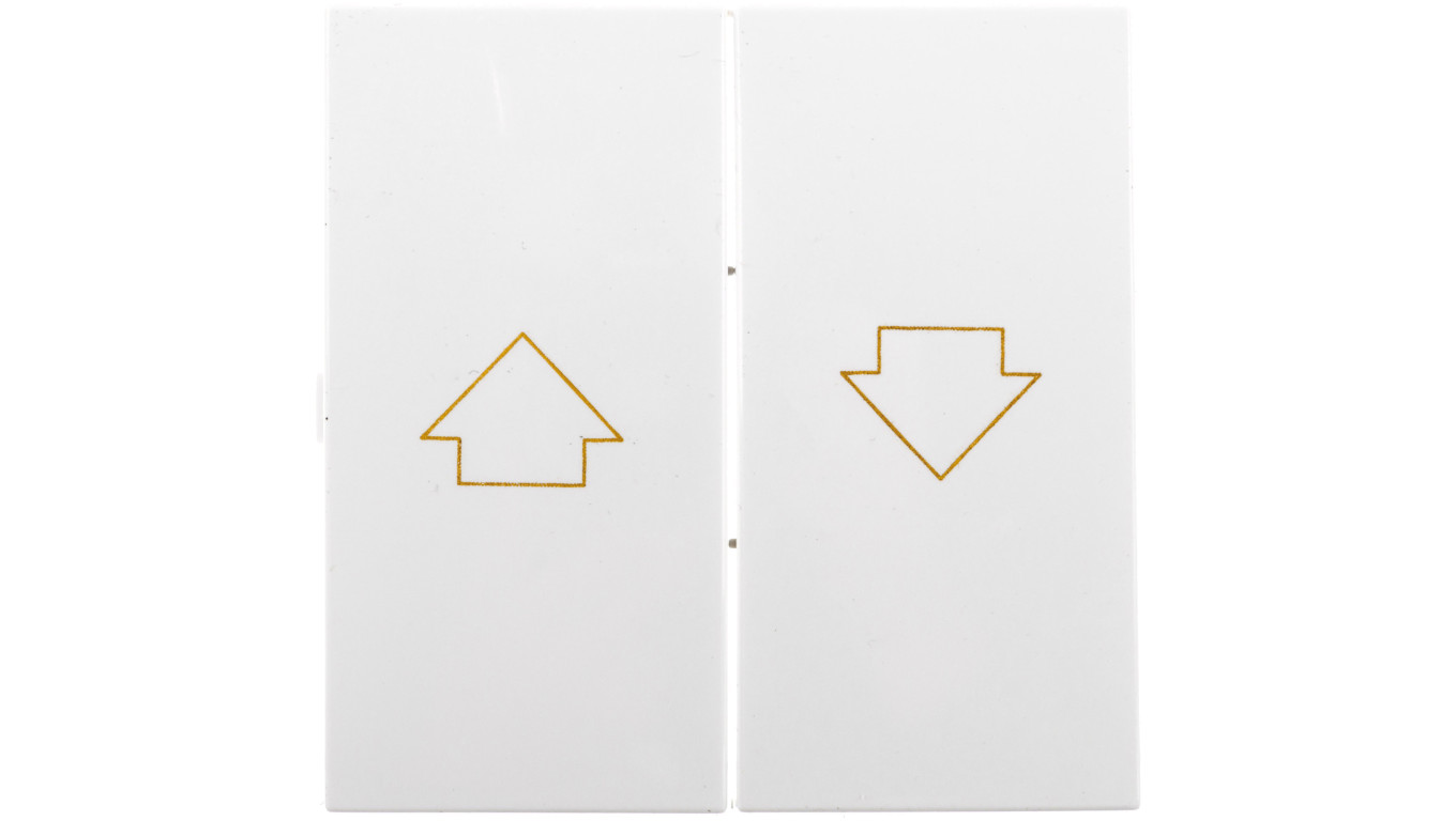 Simon 54 Klawisz do przycisku żaluzjowego SZP1M biały DKZP1/11