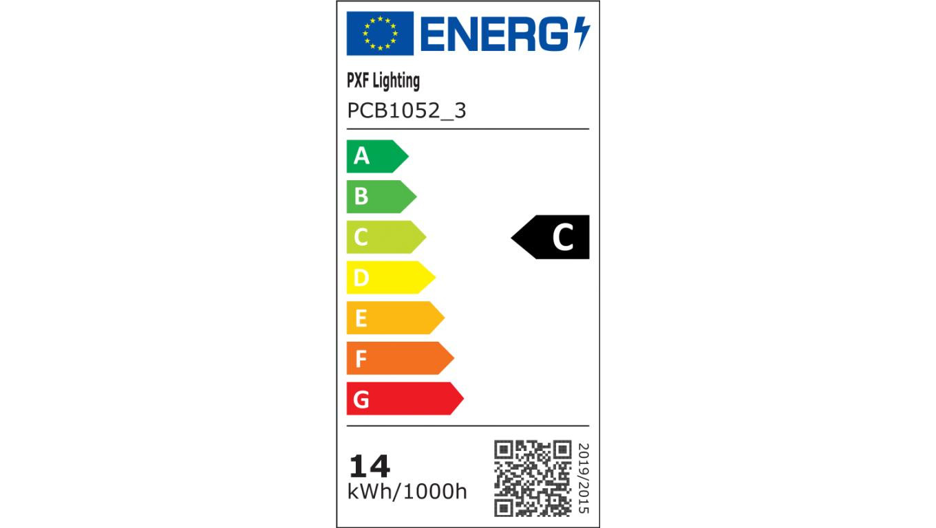 Oprawa ścienna VIP KINKIET IP44 LED 17W 54xLED 3000K szara PX0918220