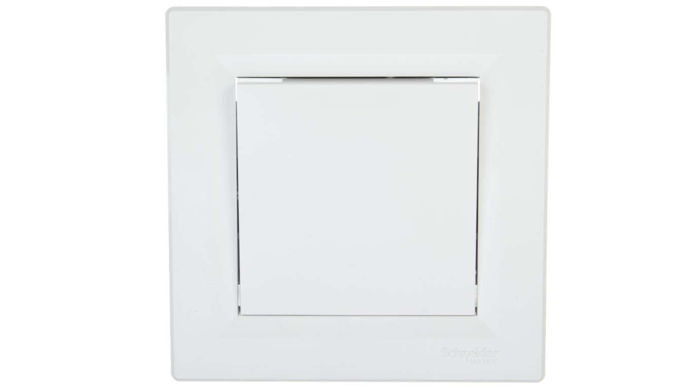 Łącznik Asfora krzyżowy zaciski śrubowe biały z ramką EPH0500321