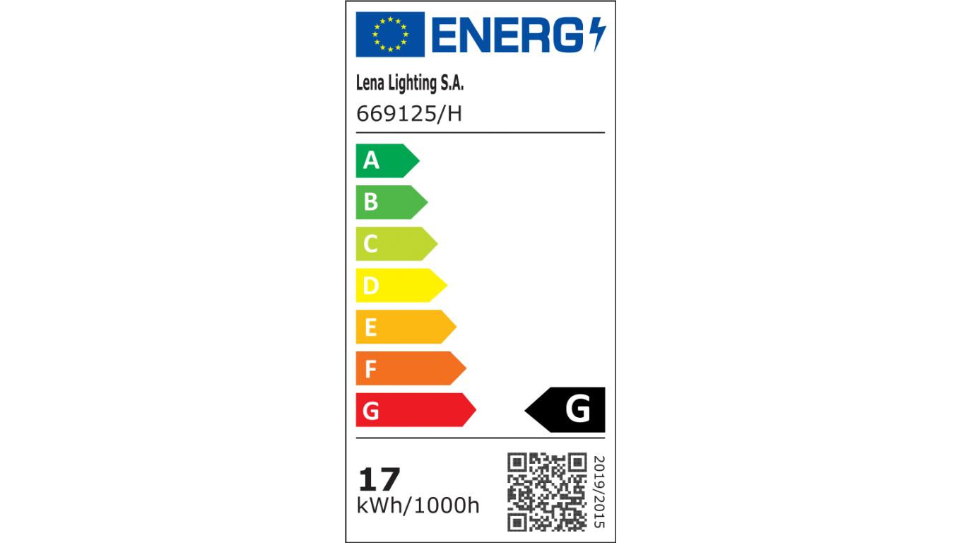 Plafoniera GAMMA Q LED BASIC 300 14W 1500lm 840 IP54 II kl. czujnik RCR OPAL 300x300x60 669125/H