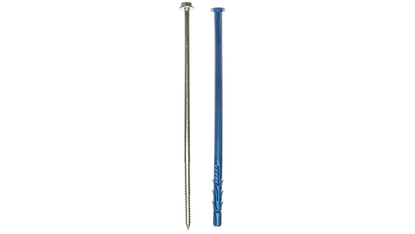 Kołek ramowy Rawlplug R-FF1-N-10K240, do mocowania półek, ram, uchwytów 10×240 mm