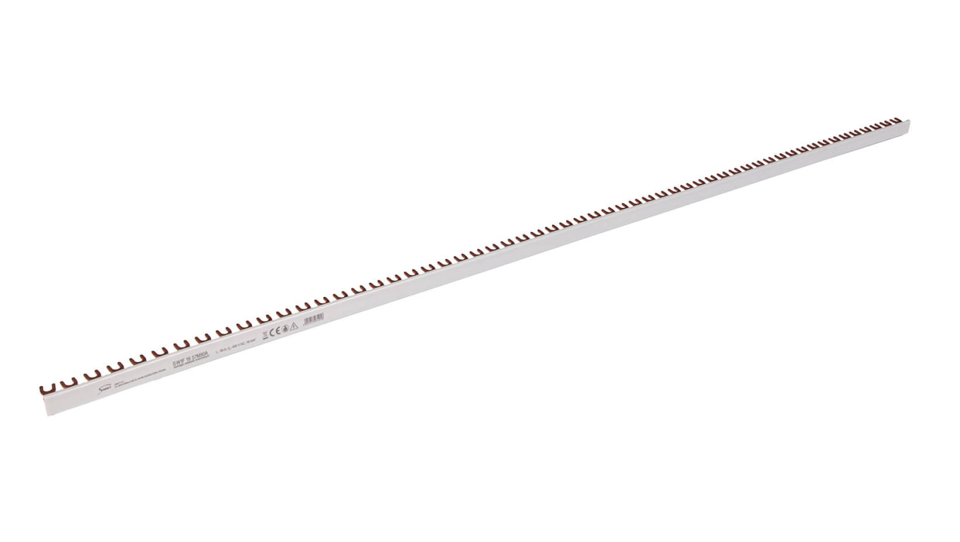 Szyna prądowa łączeniowa - widełkowa 1-fazowa 80A 57 modułów 16 mm² 81993106