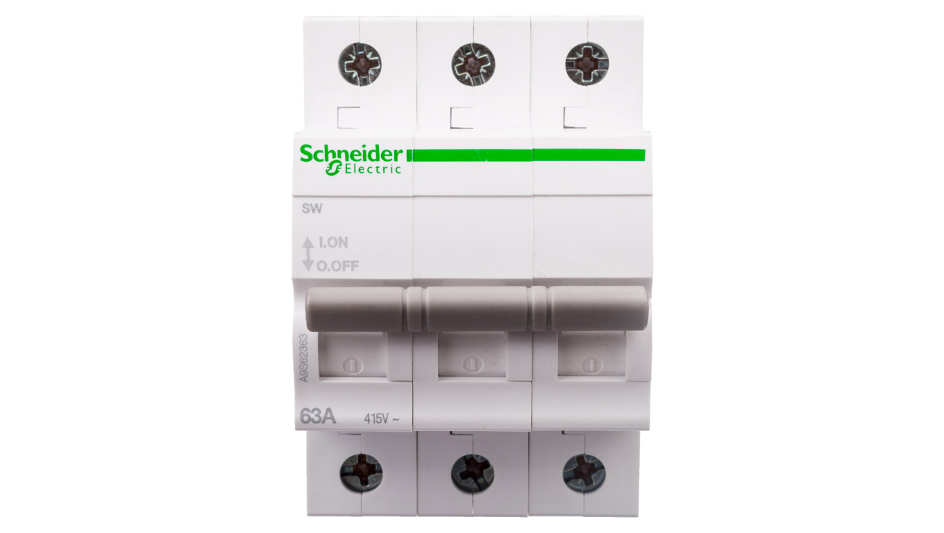 Rozłącznik modułowy 63A 3P SW-63-3 A9S62363