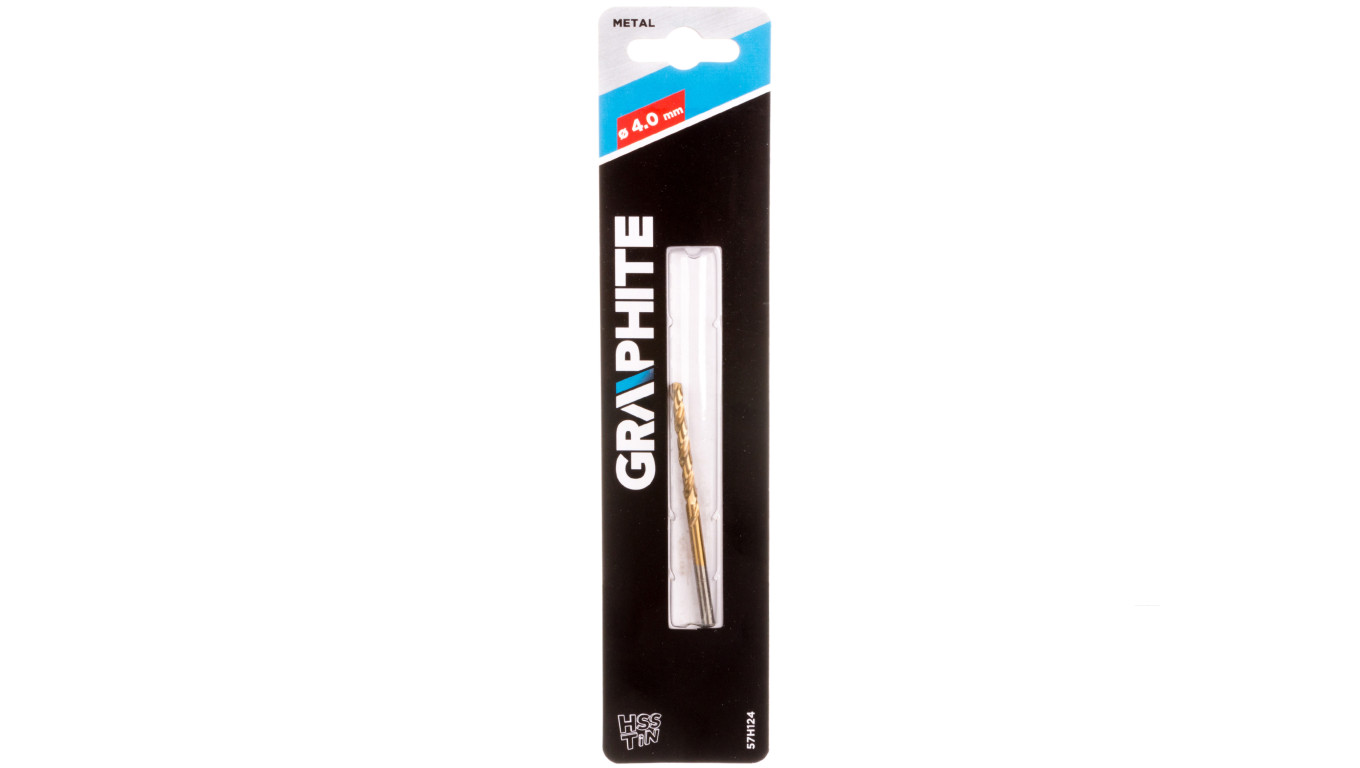 Wiertło do metalu HSS-TiN, 4.0 mm