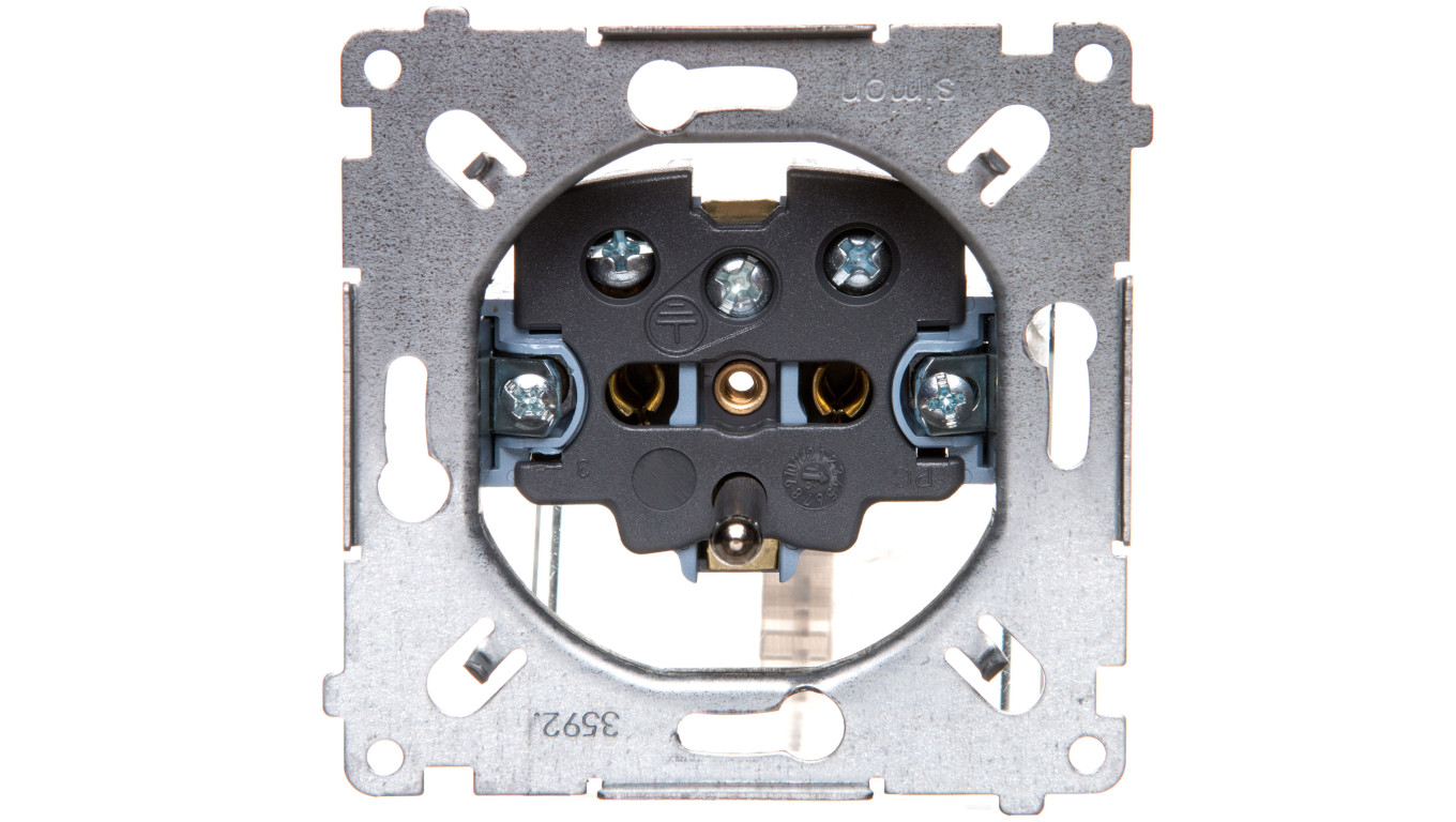 Simon 54 Gniazdo pojedyncze z/u mechanizm 16A 250V SGZ1M