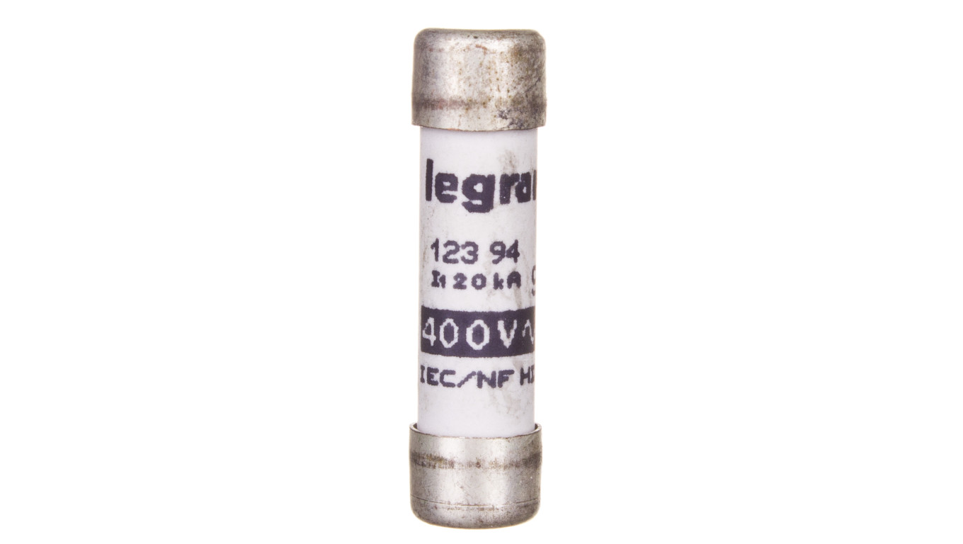 Wkładka bezpiecznikowa cylindryczna 8,5x31,5mm 0,5A gG 400V 012394