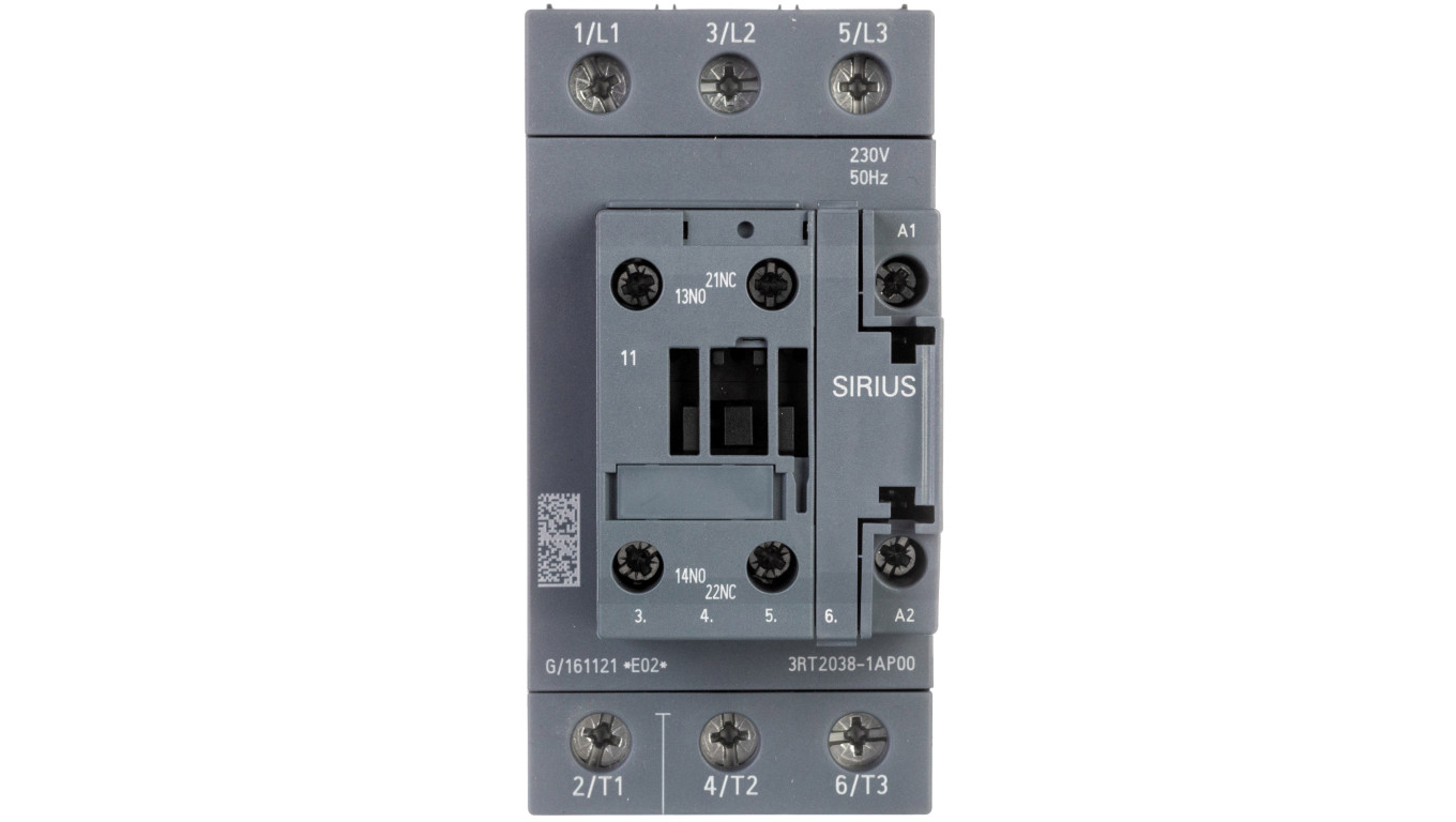 Stycznik mocy 80A 3P 37kW 230V AC 1Z+1R S2 3RT2038-1AP00