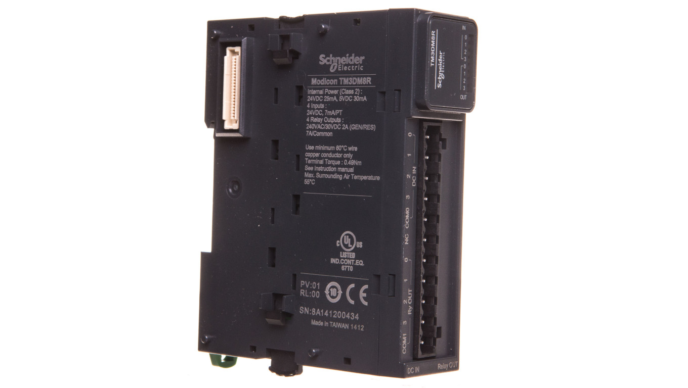 Moduł 8I/O przekaźnikowy TM3-8 TM3DM8R