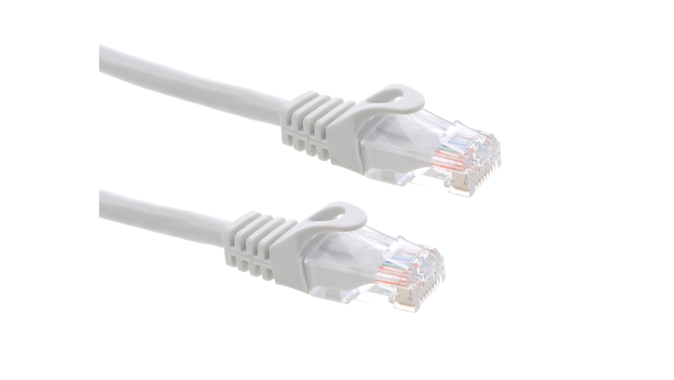 Kabel krosowy patchcord U/UTP kat.6 2m szary PCU6-10CC-0200-S