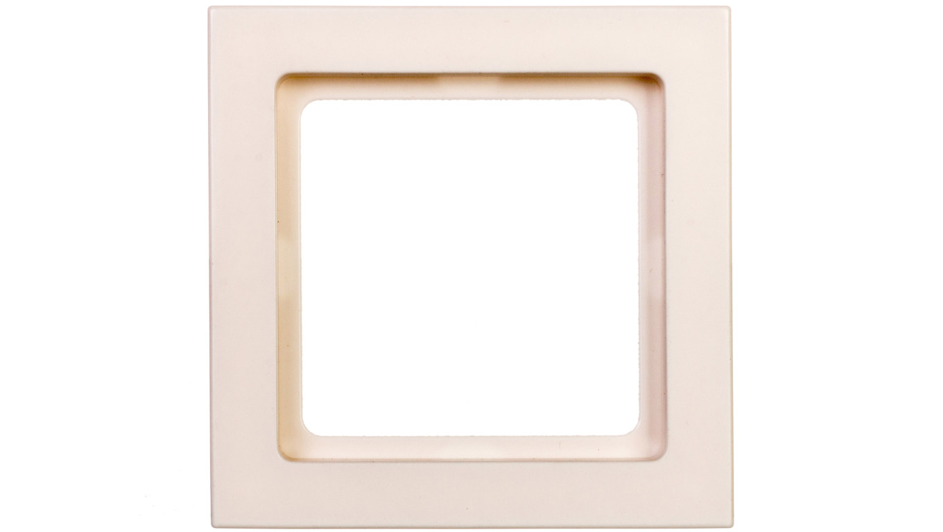 Berker Q.3 Ramka pojedyncza pozioma/pionowa biała aksamit 10116099