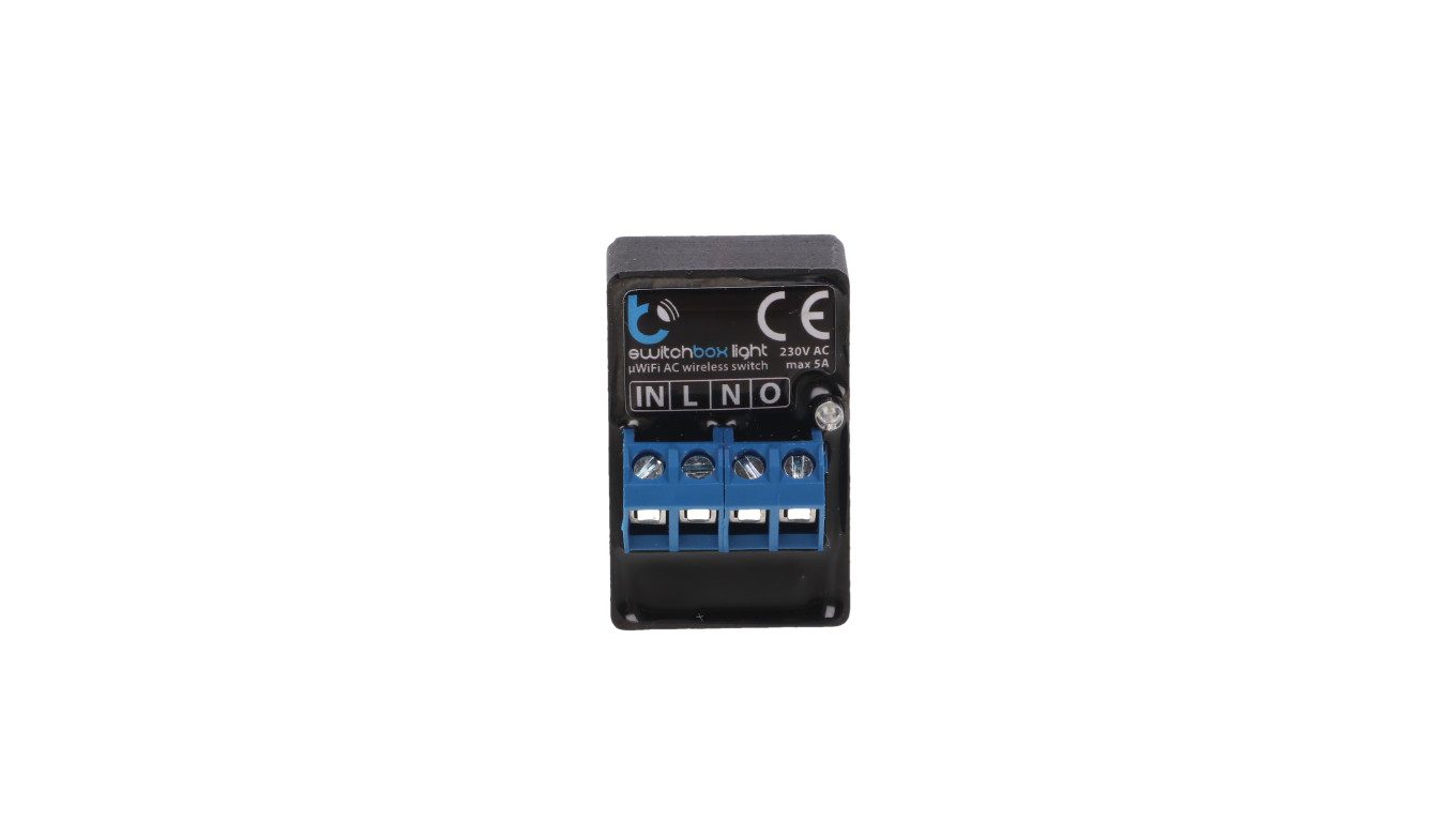 Blebox switchBox Light - inteligentny wyłącznik 230V
