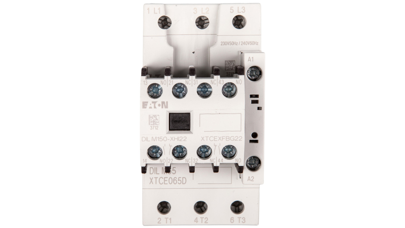 Stycznik mocy 65A 3P 230V AC 2Z 2R DILM65-22 (230V50HZ,240V60HZ) 277926