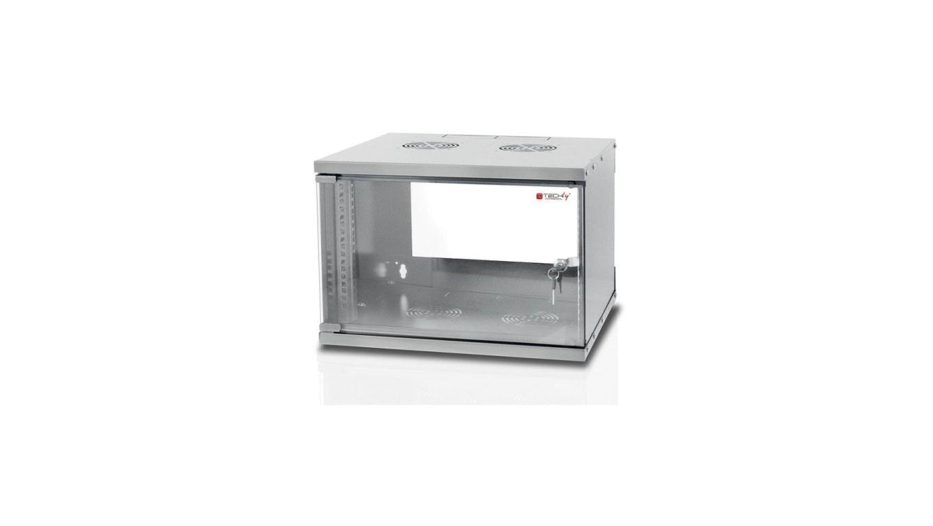 Szafka Wisząca RACK ECO 19 6U/320mm Zmontowana Szara