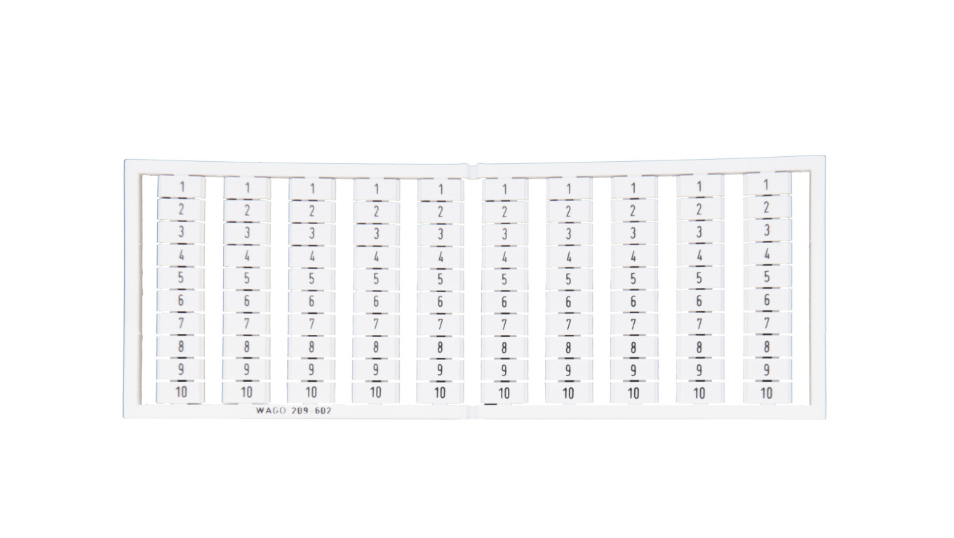 Ramka z oznacznikami 10x 1-10 209-602 /5szt./