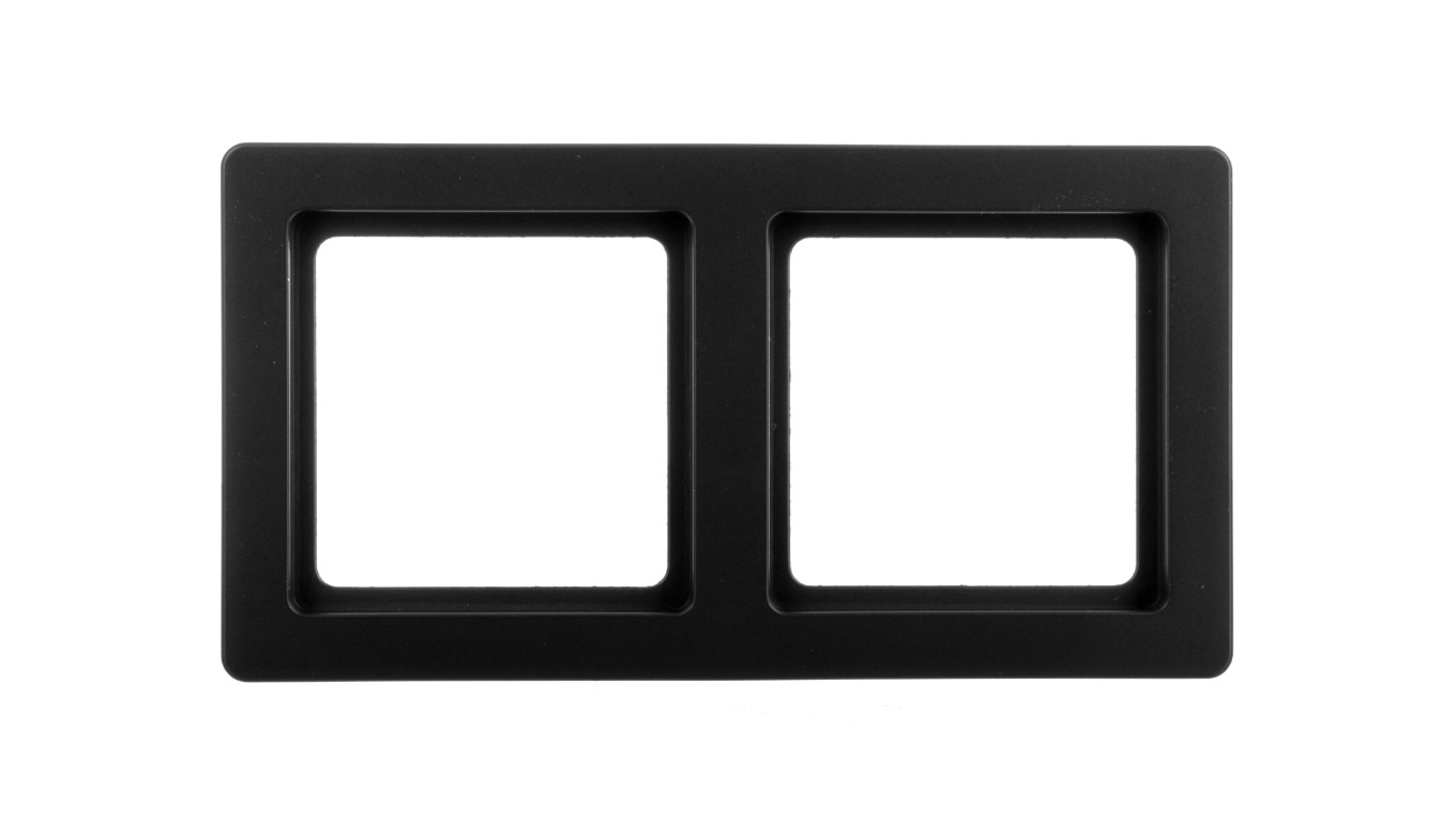 Berker Q.1 Ramka podwójna uniwersalna antracyt/ aksamit 10126086