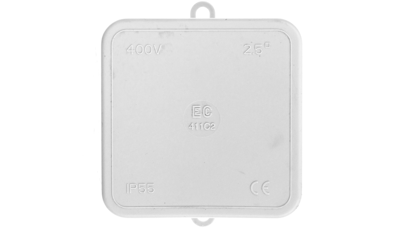 Puszka n/t szara 65x65x32 mm IP55 bezhalogenowa EC411C2