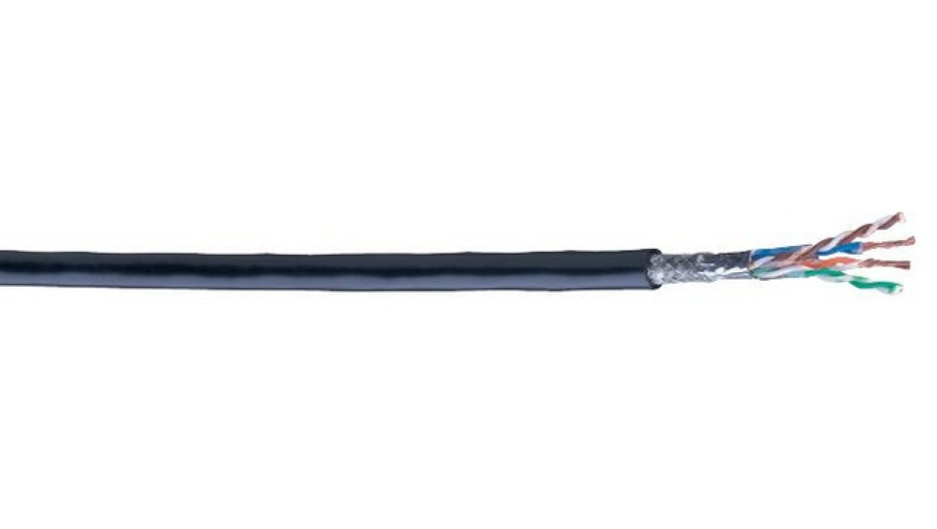 Kabel teleinformatyczny przemysłowy SF/UTP kat.5e 4x2xAWG26/7 linka PUR BL-74002PU.01500 /bębnowy/
