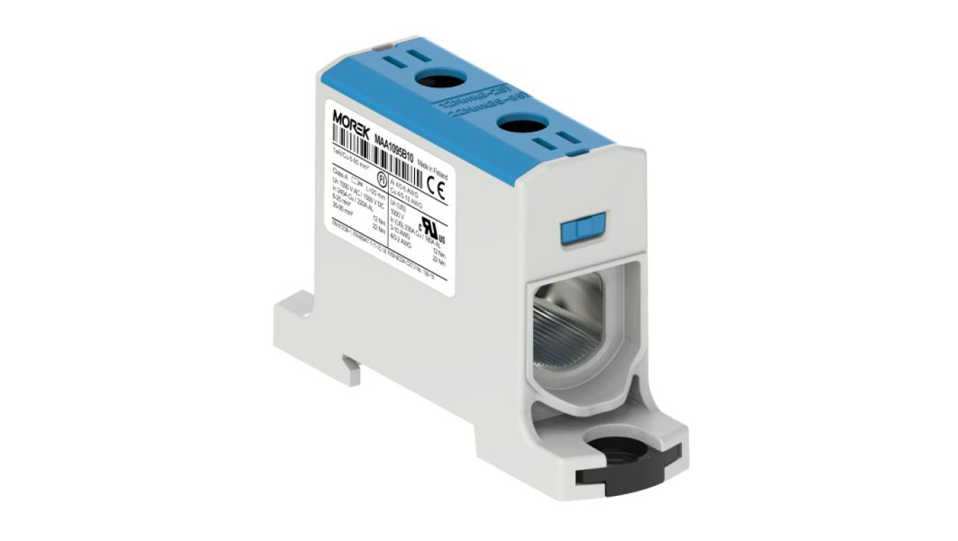 Złączka OTL95 kolor niebieski 1xAL/CU 6-95mm2 1000V AC / 1500V DC Zacisk uniwersalny MAA1095B10