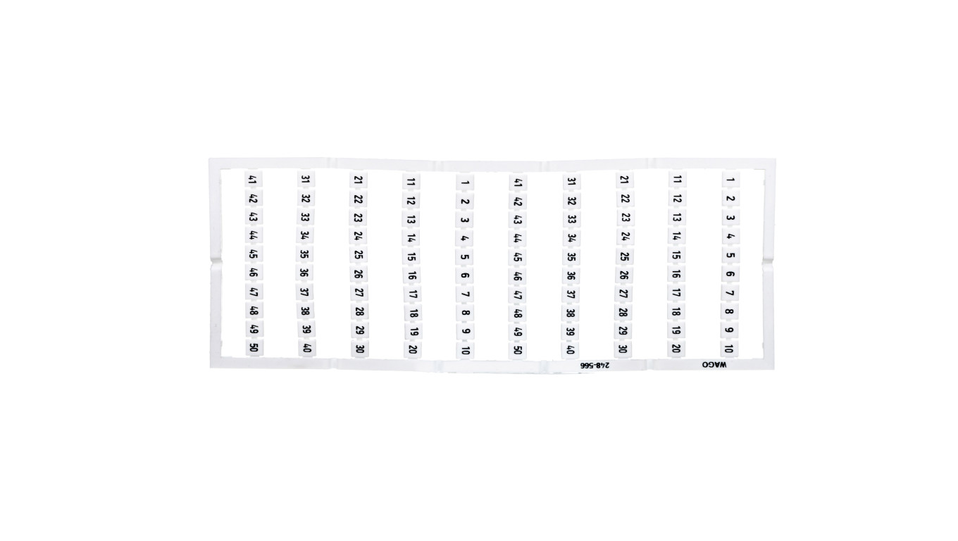 Oznaczniki MINI-WSB 2x 1-50 żółta 248-566 /5szt./