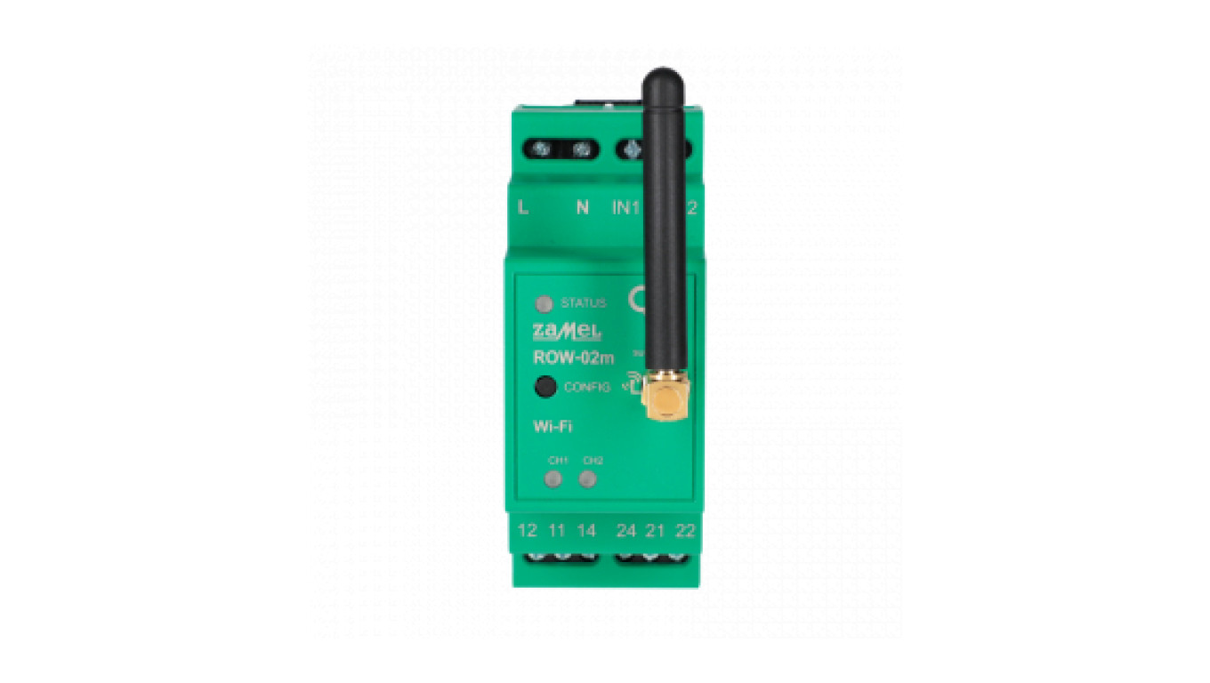 SUPLA Odbiornik modułowy WI-FI 2-kanały 16A ROW-02M SPL10000016