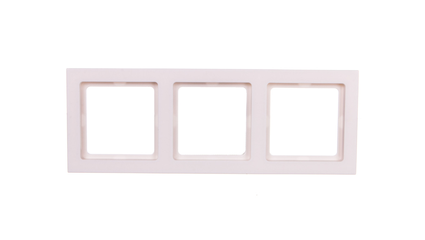 Berker Q.3 Ramka potrójna biały, aksamit 10136099