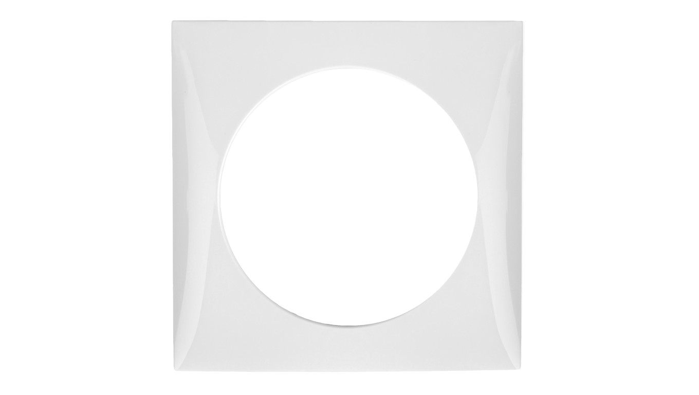 Berker/B.Kwadrat Ramka pojedyncza śnieżnobiała połysk Integro Flow 918272509