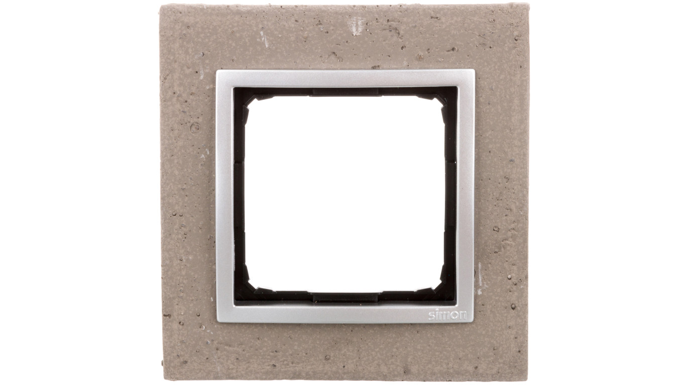 Simon 54 Nature Ramka pojedyncza beton - MOKRA ROBOTA DRN1/96