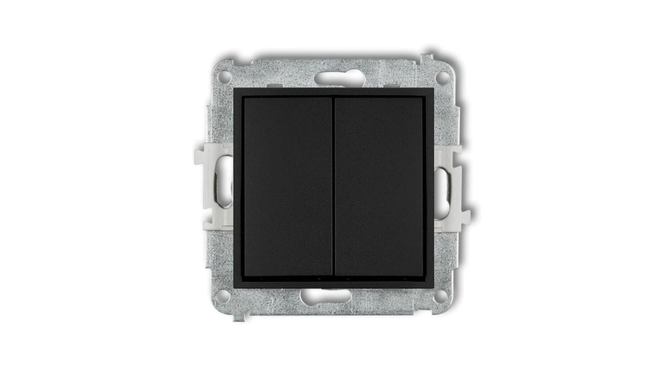 ICON Mechanizm łącznika świecznikowego czarny mat 12IWP-2