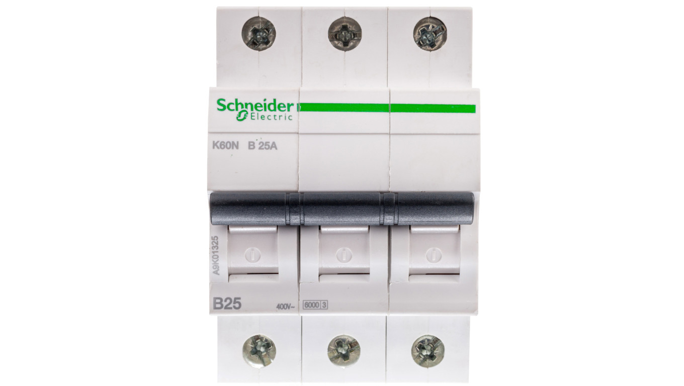 Wyłącznik nadprądowy 3P B 25A 6kA AC K60N A9K01325