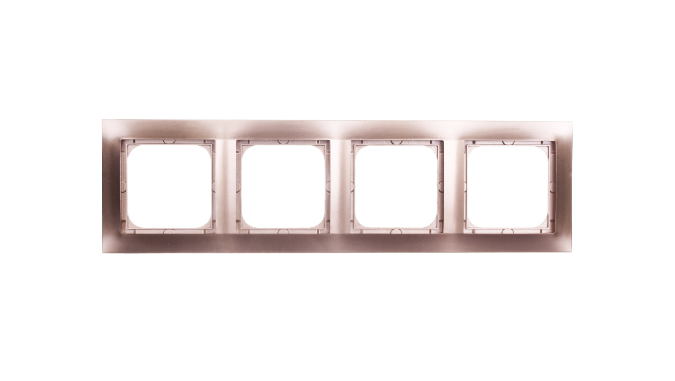 IMPRESJA Ramka poczwórna złoty metalik R-4Y/28