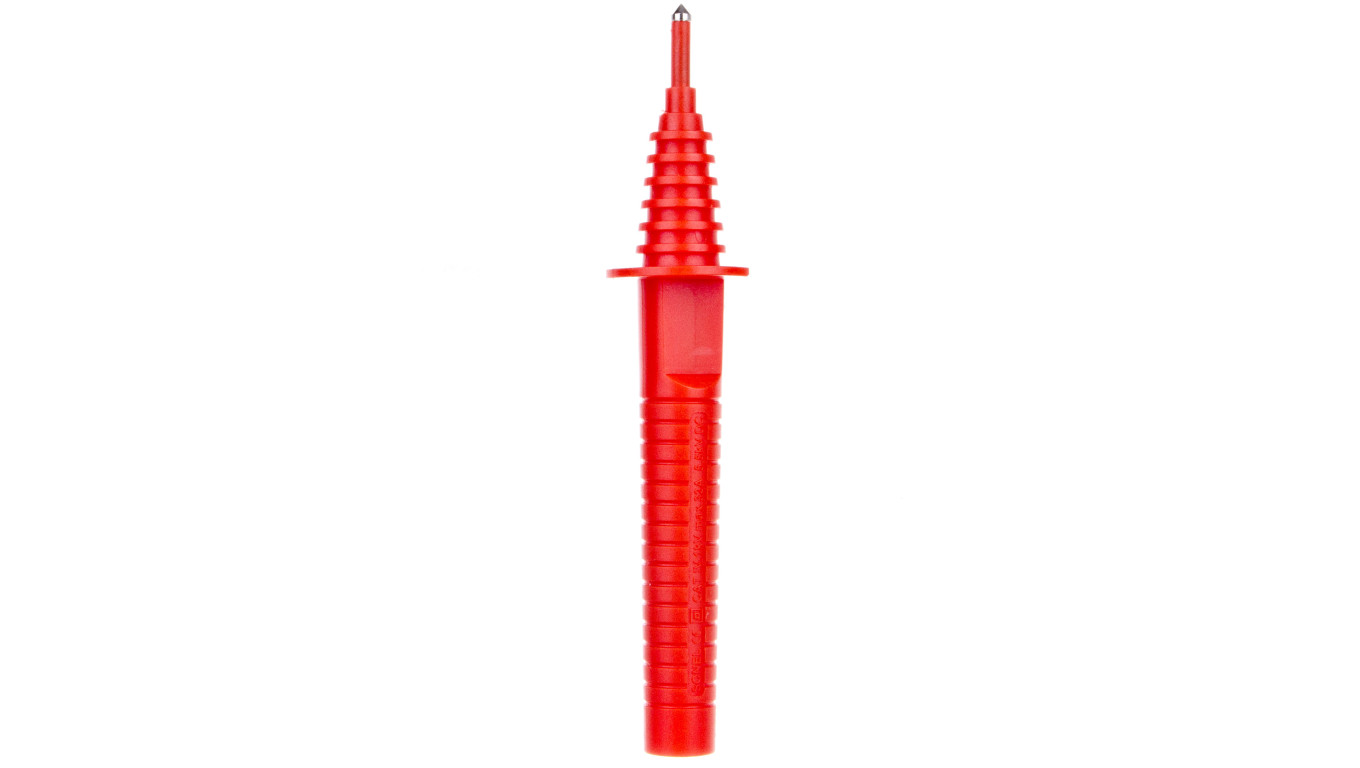 Sonda ostrzowa z gniazdem bananowym czerwona 5kV WASONREOGB2