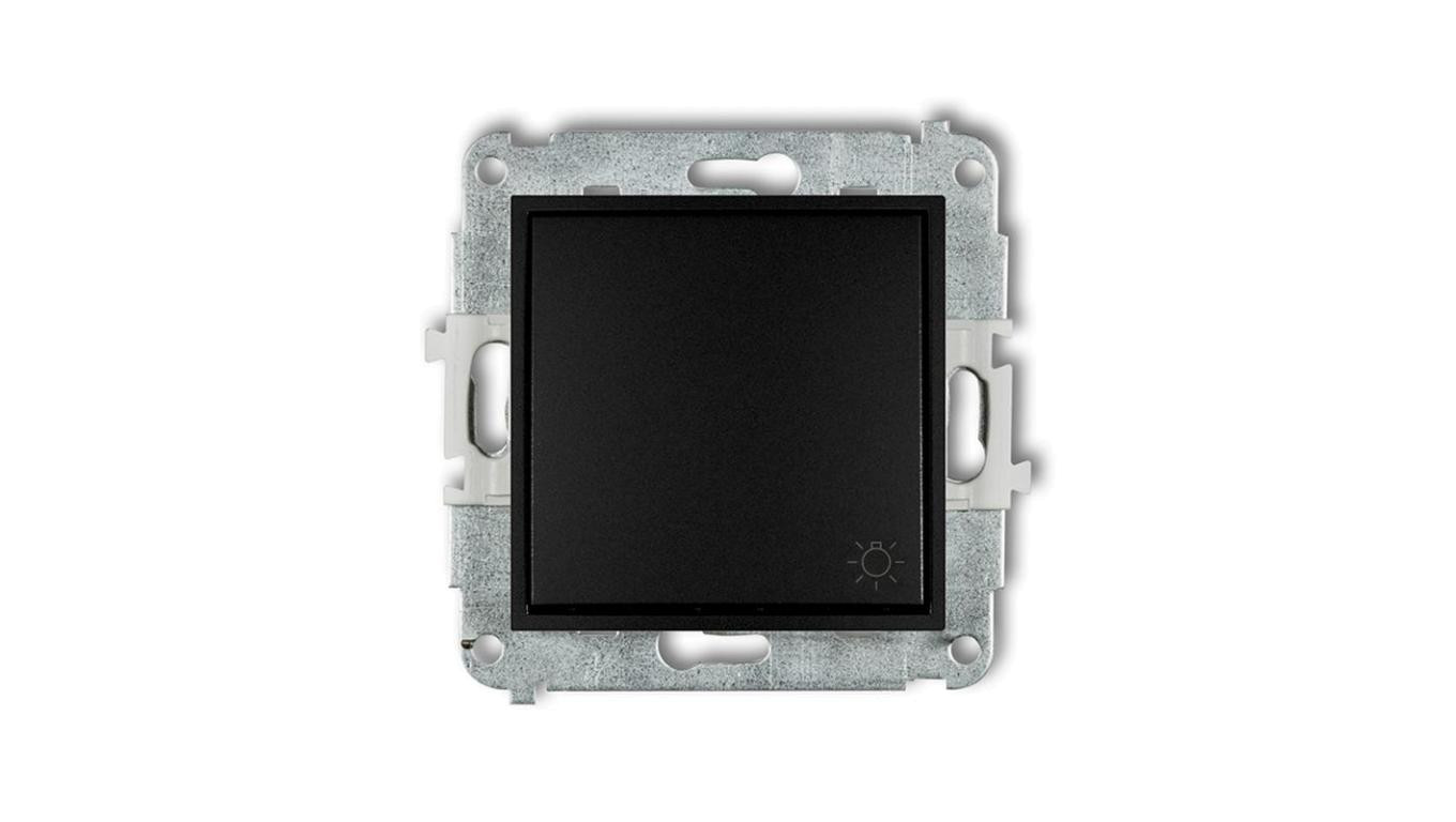 ICON Mechanizm łącznika zwierny światło czarny mat 12IWP-5