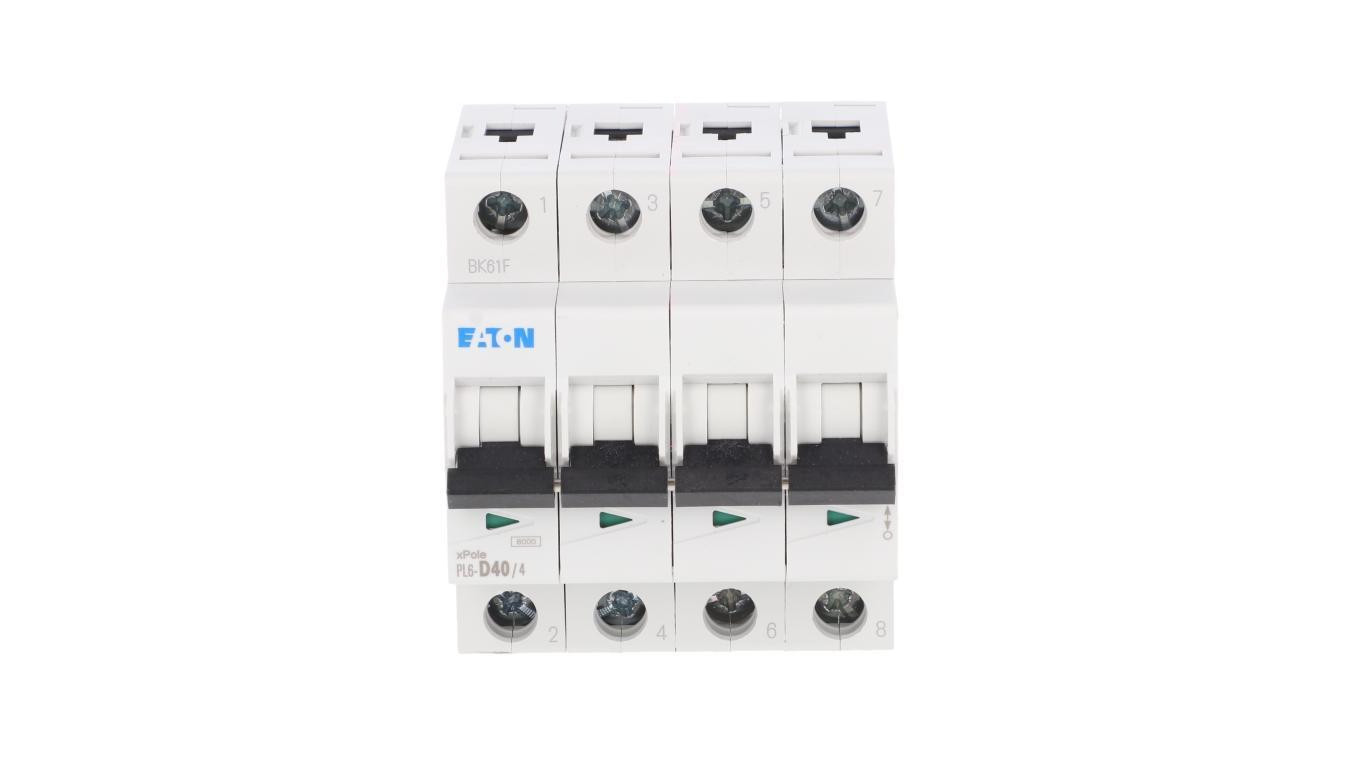 Wyłącznik nadprądowy 4P D 40A 6kA AC PL6-D40/4 166551