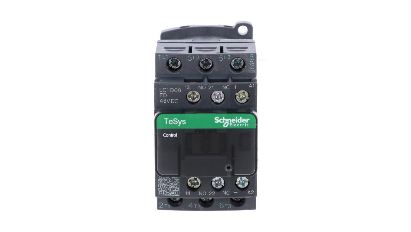 TeSys Deca Stycznik mocy 9A 3P 48V DC 1Z 1R LC1D09ED