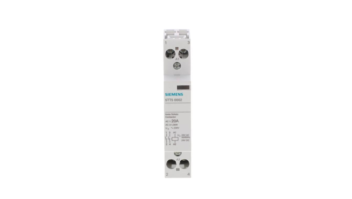 Stycznik modułowy 20A 2Z Cewka 24V AC DC SENTRON 5TT5000-2