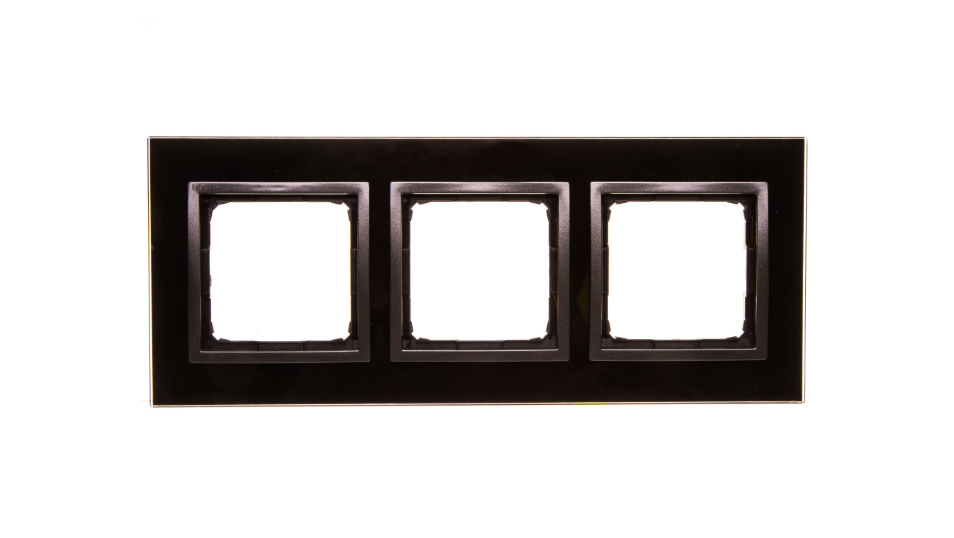 Simon 54 Nature Ramka potrójna szkło ZASTYGŁA LAWA DRN3/73