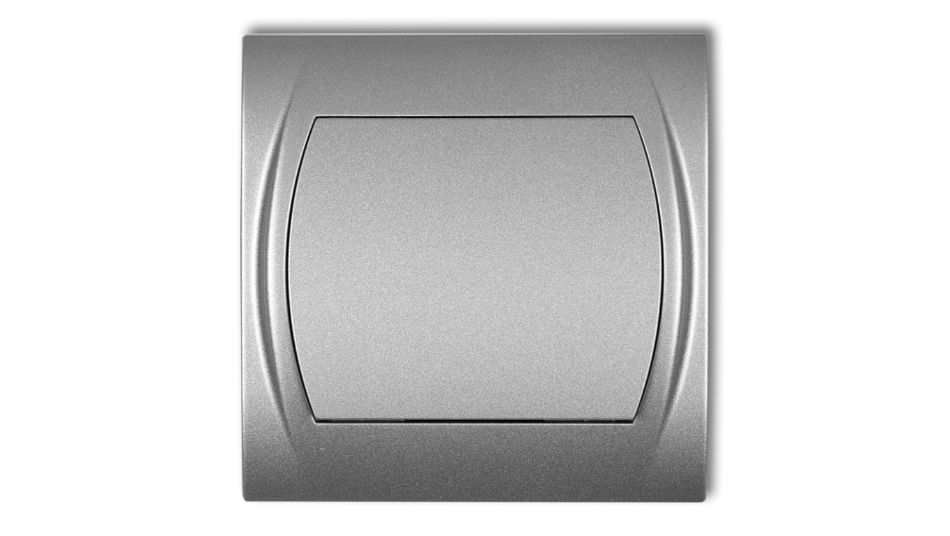 LOGO Łącznik jednobiegunowy srebrny metalik 7LWP-1