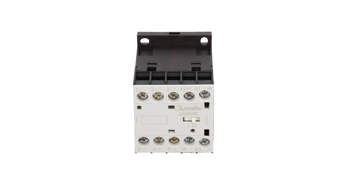 Stycznik mocy 3P 6A 2,2kW przy 400VAC AC3, cewka 24VDC, 0Z 1R 11BG0610D024