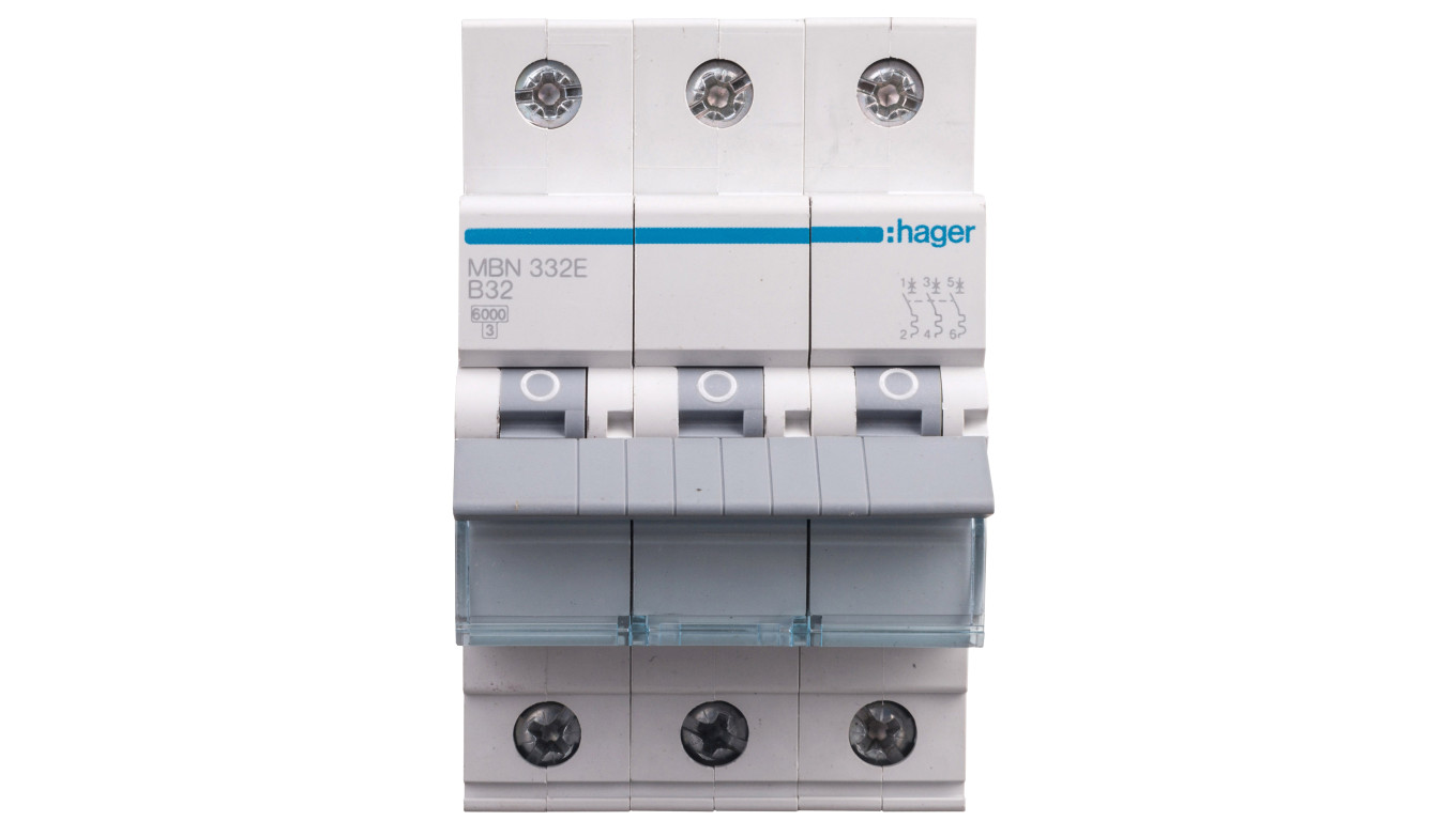 Wyłącznik nadprądowy 3P B 32A 6kA AC MBN332E