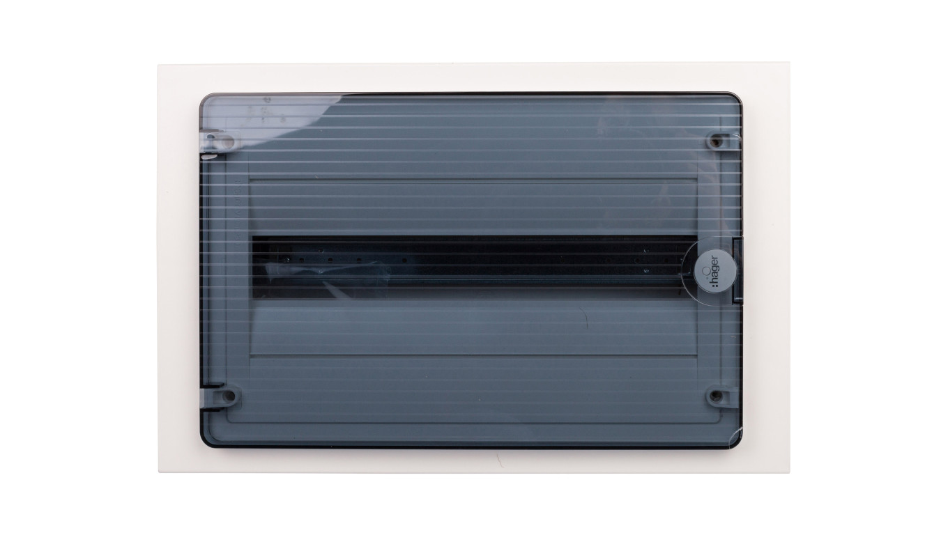 Rozdzielnica modułowa 1x18 podtynkowa IP40 Golf (drzwi transparentne) VF118TD