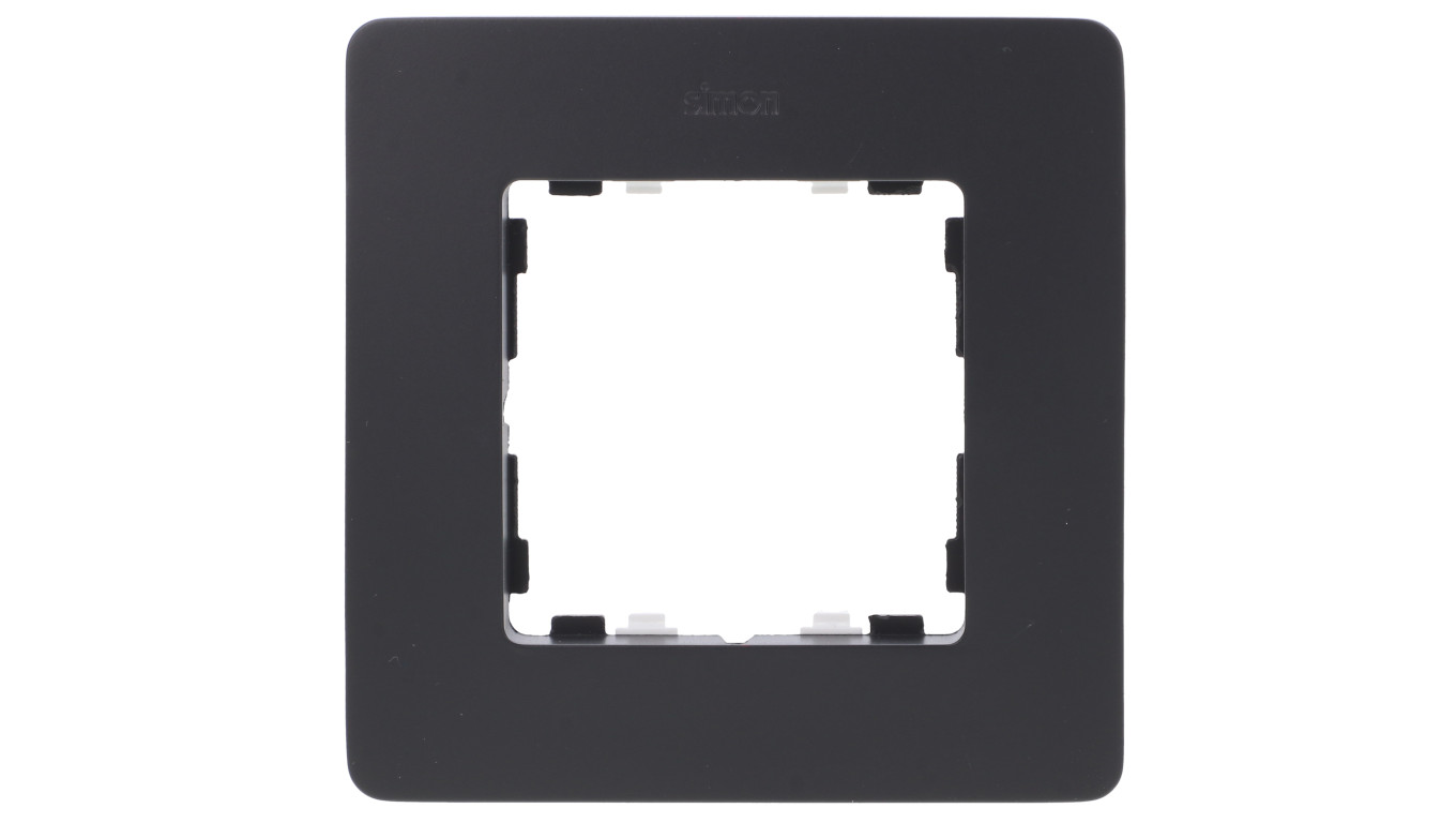 Simon Detail 82 Ramka pojedyncza Detail ORIGINAL-air GRAFIT / podstawa Biała 8200610-038
