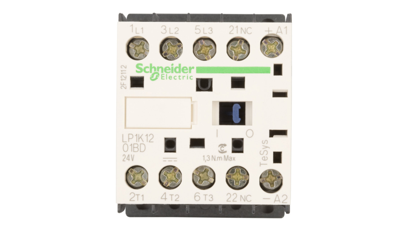 Stycznik mocy 12A 3P 24V DC 0Z 1R LP1K1201BD