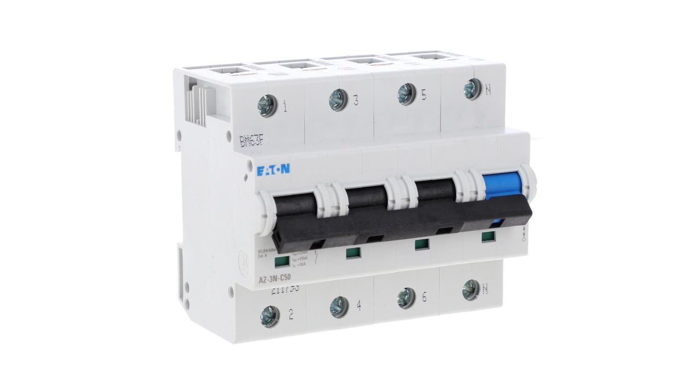 Wyłącznik nadprądowy 3P+N C 50A 25kA AC AZ-3N-C50 211793